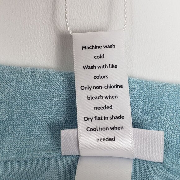 Andie The Cropped Button Up Sz Small Cabana Blue Terry Cloth Lounge & Resort Top - Picture 11 of 16